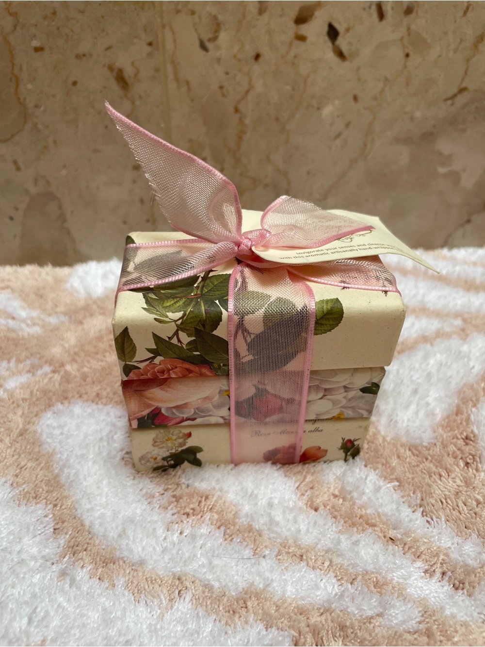 Floral Gift Soap Set of 3 Bars